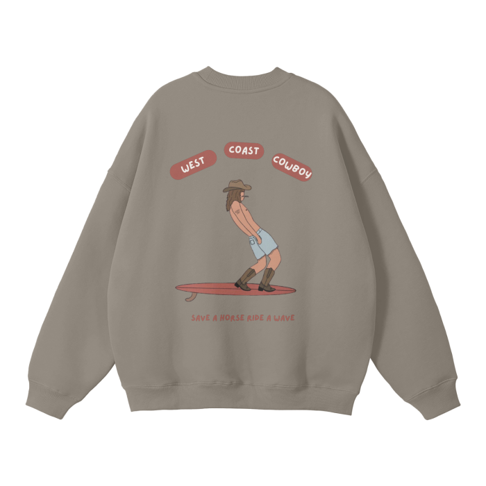 Ride More Waves Crewneck Sweatshirt