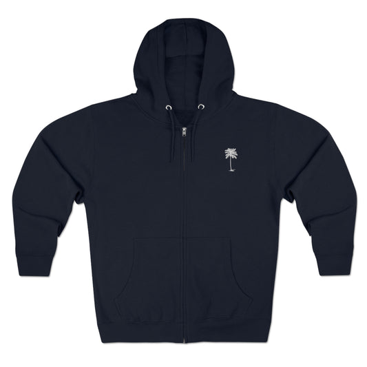 Palm Tree Unisex Premium Full Zip Hoodie men's hoodie Women's  hoodie
