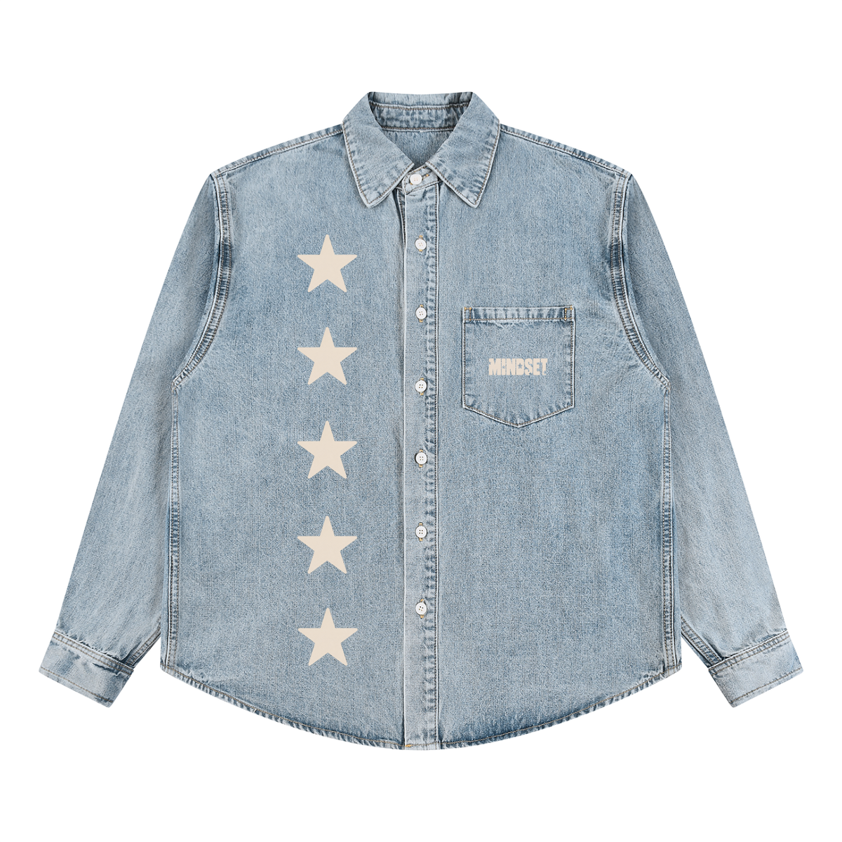 Lucky Star Vintage Wash Denim Shirt