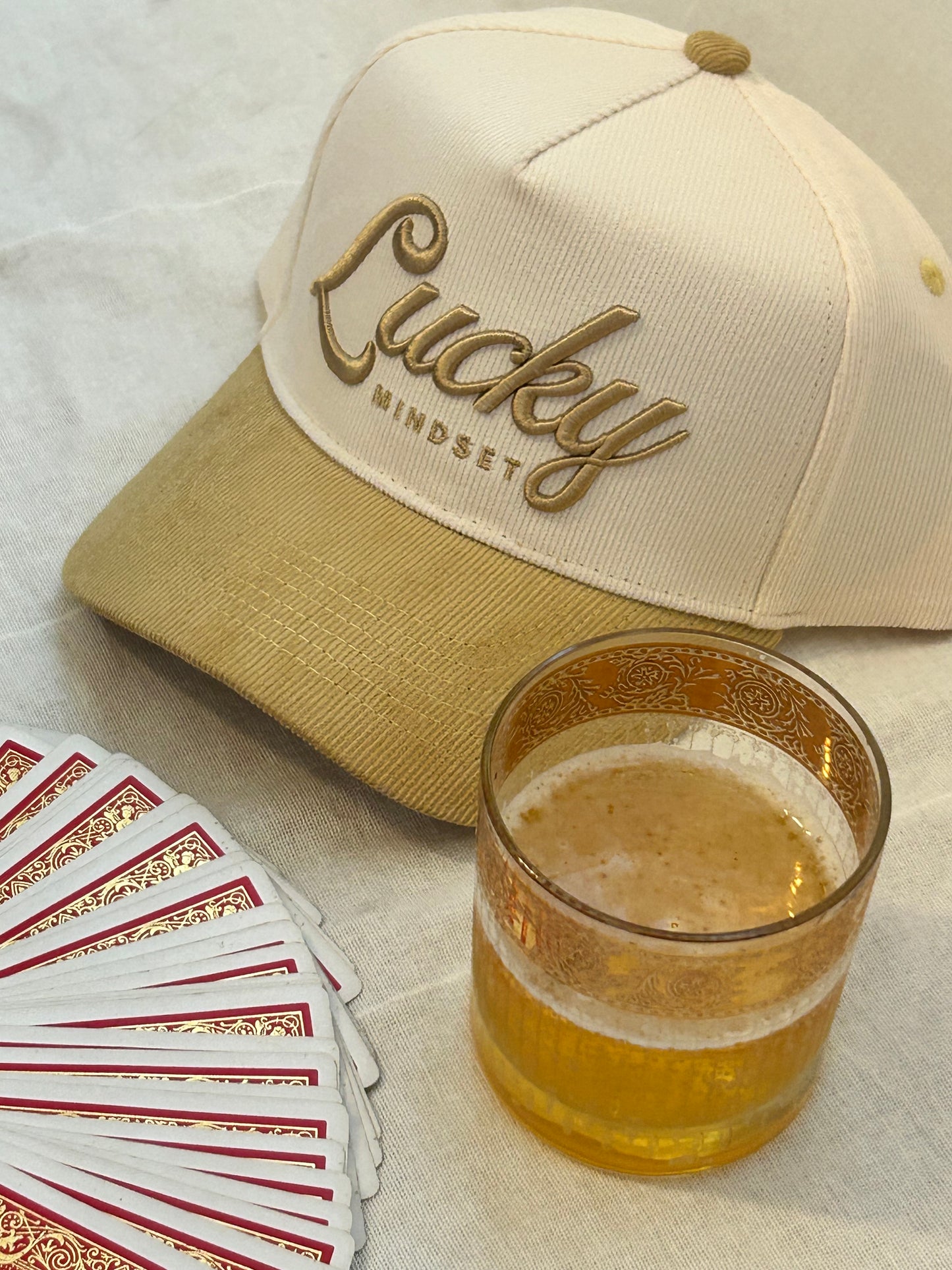 Gold Rush Corduroy Snapback Hat