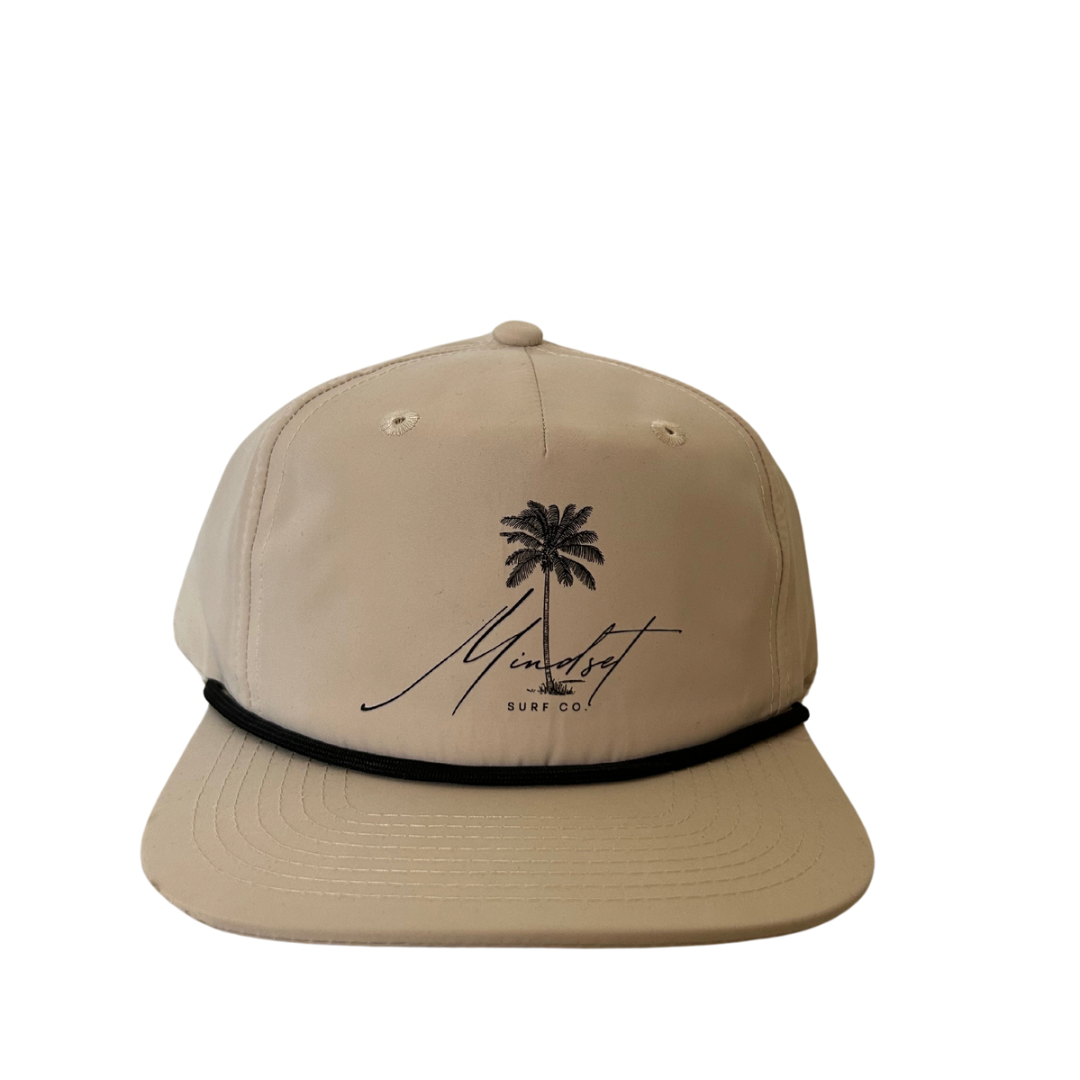 Mindset surf co palm tree SnapBack rope hat